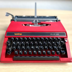 1978 Brother Deluxe 600 portable typewriter