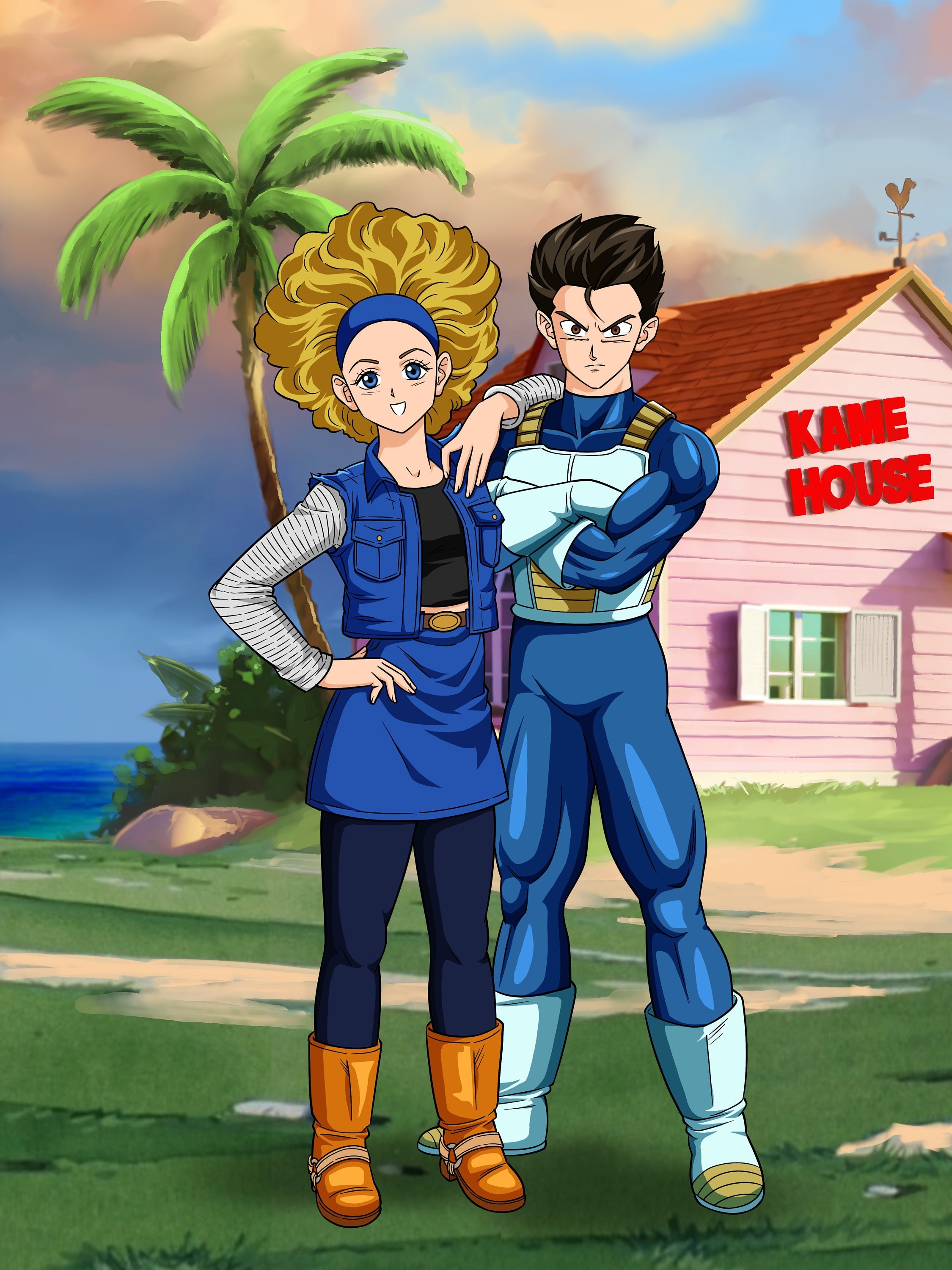 Happy 50th birthday (Vegeta and Bulma, Dragon Ball GT) – A WRITING