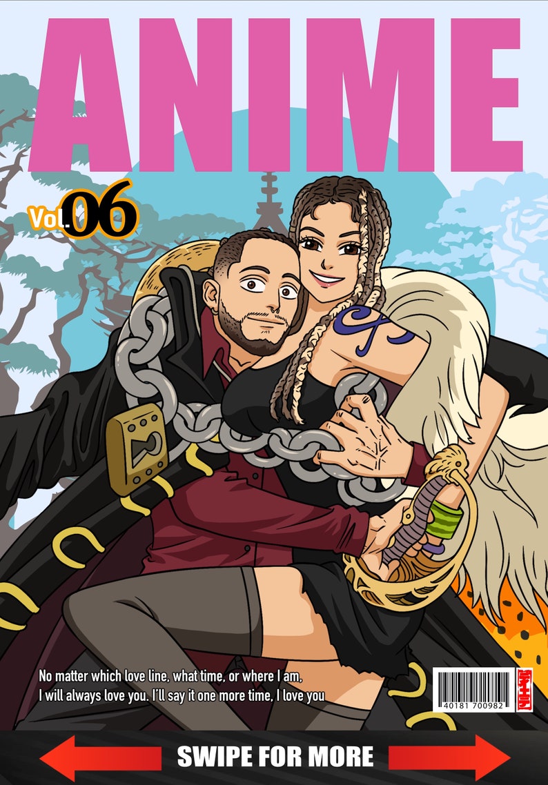 NEUES Produkt, vollständig individuell Ihr Anime / Comic-Magazin-Cover, Anime-Poster für alle Genres, Wandkunst, Bad Boys, DIGITAL Bild 7