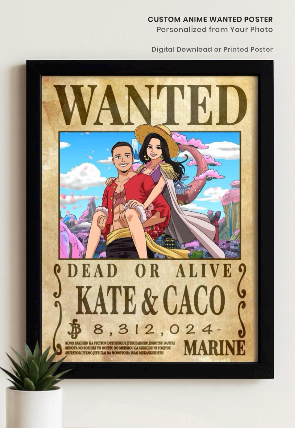 One piece wanted poster - Etsy 日本