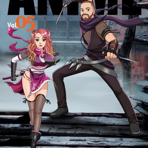 NEUES Produkt, vollständig individuell Ihr Anime / Comic-Magazin-Cover, Anime-Poster für alle Genres, Wandkunst, Bad Boys, DIGITAL Bild 5