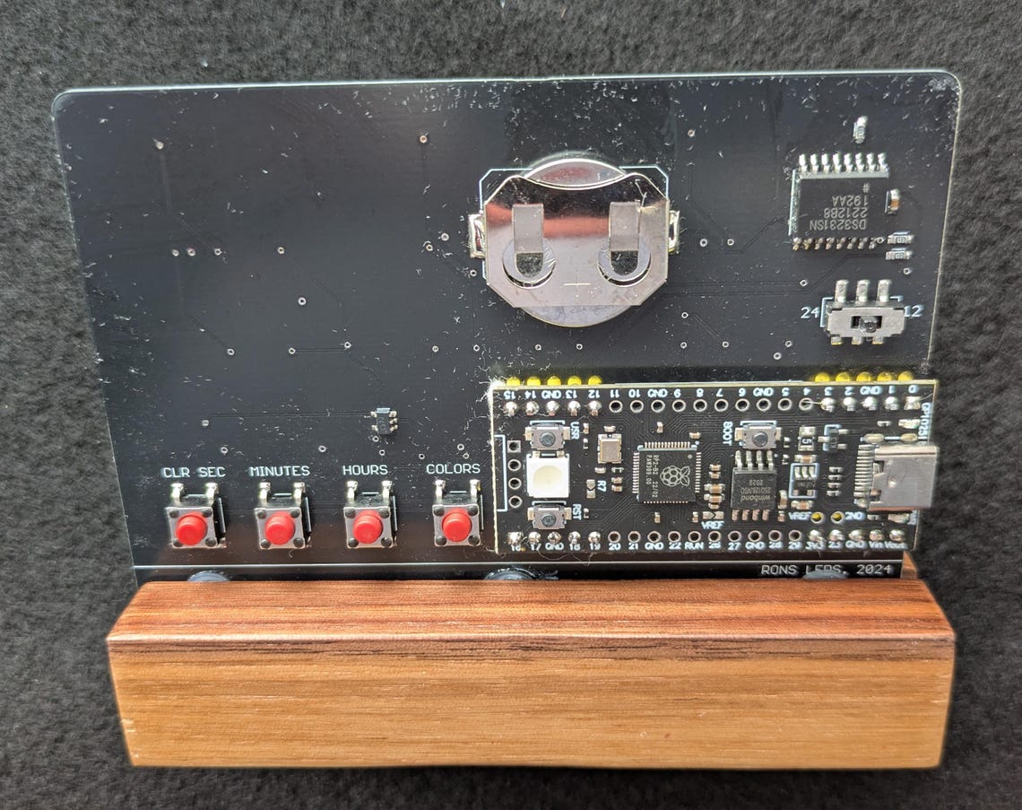Multicolor Binary Clock - Etsy