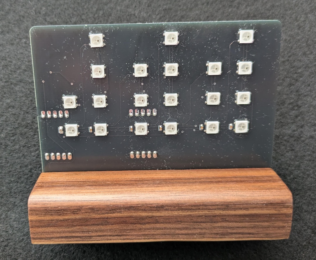 Multicolor Binary Clock - Etsy