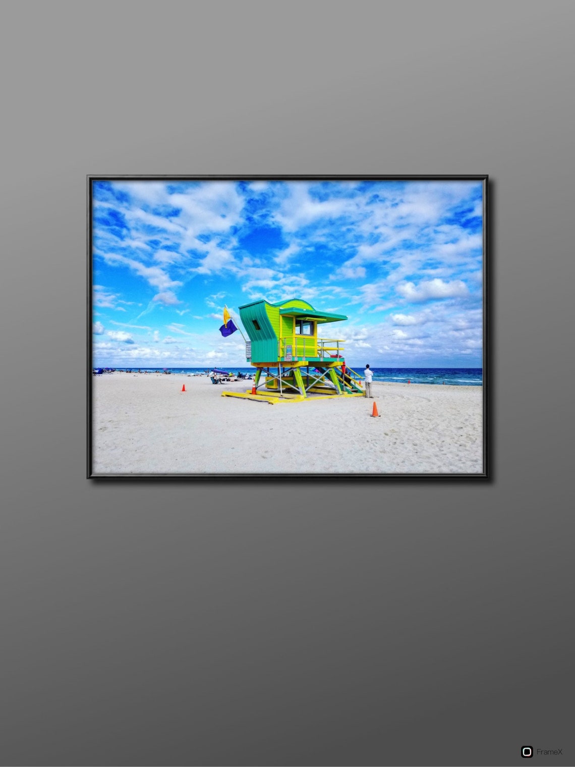 Miami Beach Wall Art / Miami Digital Print / Miami Photo Print / Miami