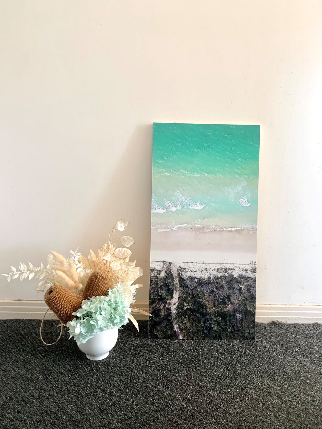 Custom Block Mount Photo, Ocean Wall Art, Custom Ready to Hang Wall Art