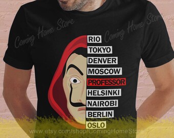 Poster A3 House Paper Professor Tokyo Berlin Moscow Nairobi Money Heist 01 Poster A3 House Paper Professor Tokyo Berlin Moscow Nairobi Money Heist 01