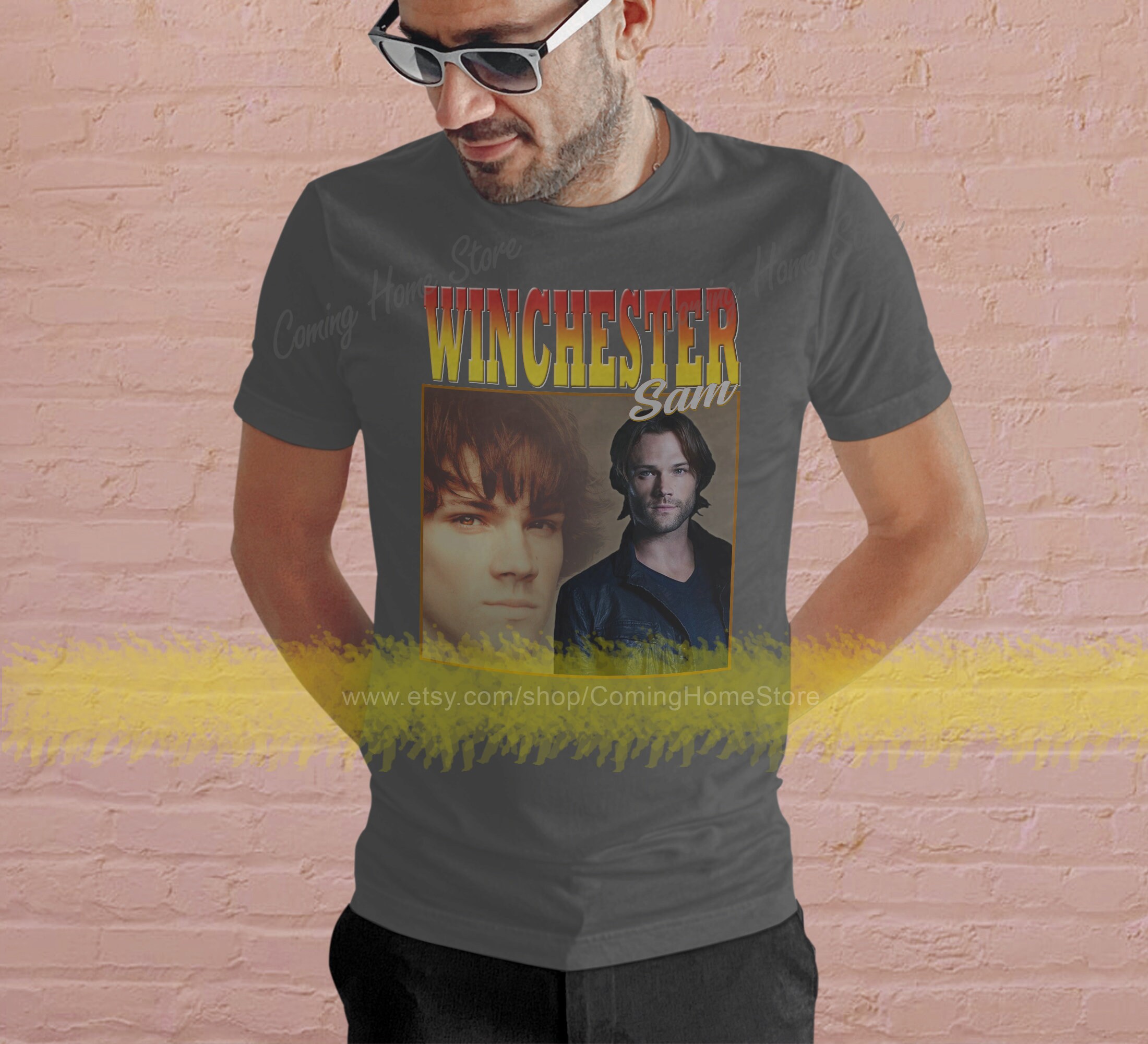 Sam Winchester Shirt Supernatural Shirt Sam Supernatural Shirt | Etsy