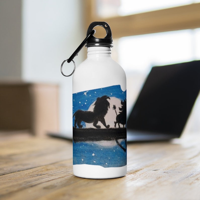 Hakuna Matata Stainless Steel Water Bottle image 1