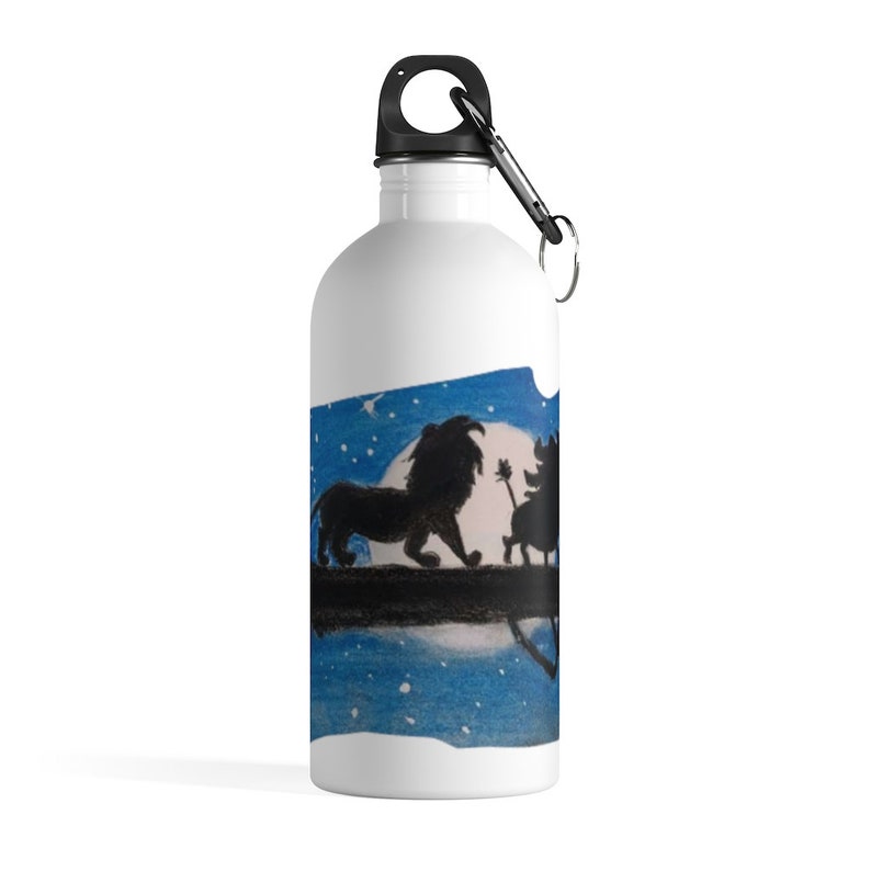 Hakuna Matata Stainless Steel Water Bottle image 3