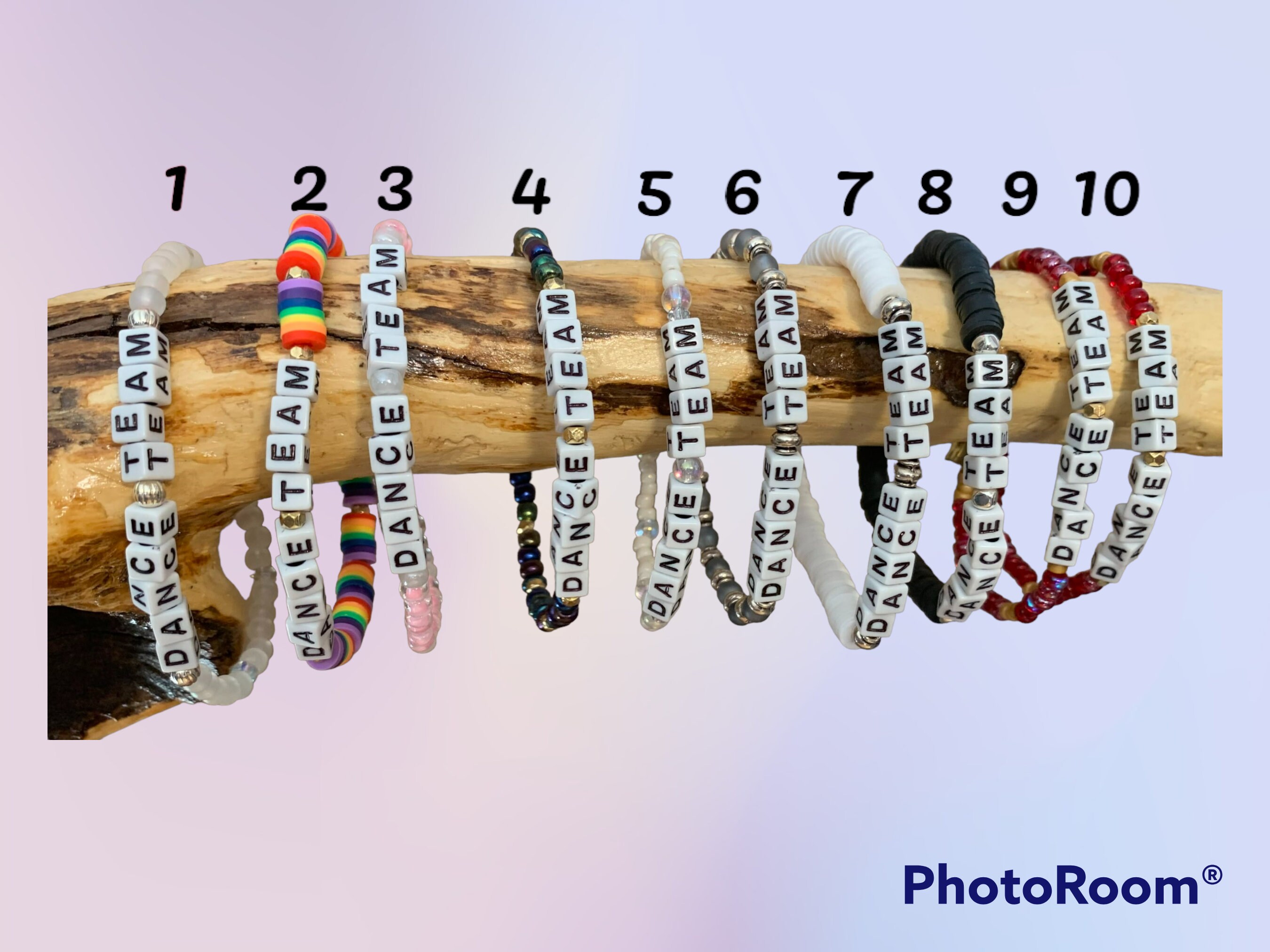 Dance Bracelet| Dance| Dance Team| Dance Mom| Stretchy Bead Bracelet ...