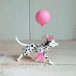 Dalmatian Dog Personalised Party Animal Cake Topper