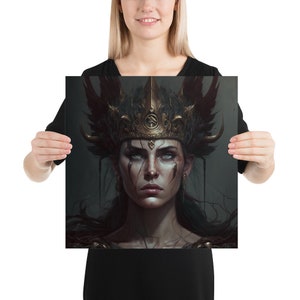 Goddess Nemesis Altar Poster