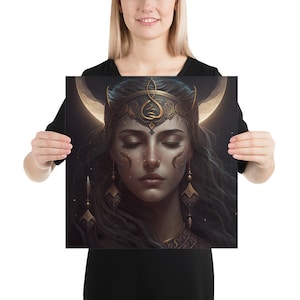 Altar de la diosa Nyx Póster