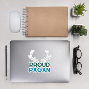 Proud Pagan Bubble-free stickers