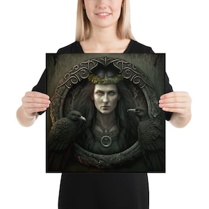 The Morrigan Altar Poster