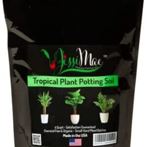 Tropical Organic Plant Soil Indoor Potting Mix with Perlite, Vermiculite, Compost, Worm Castings, Peat Moss 1 Gal image 2