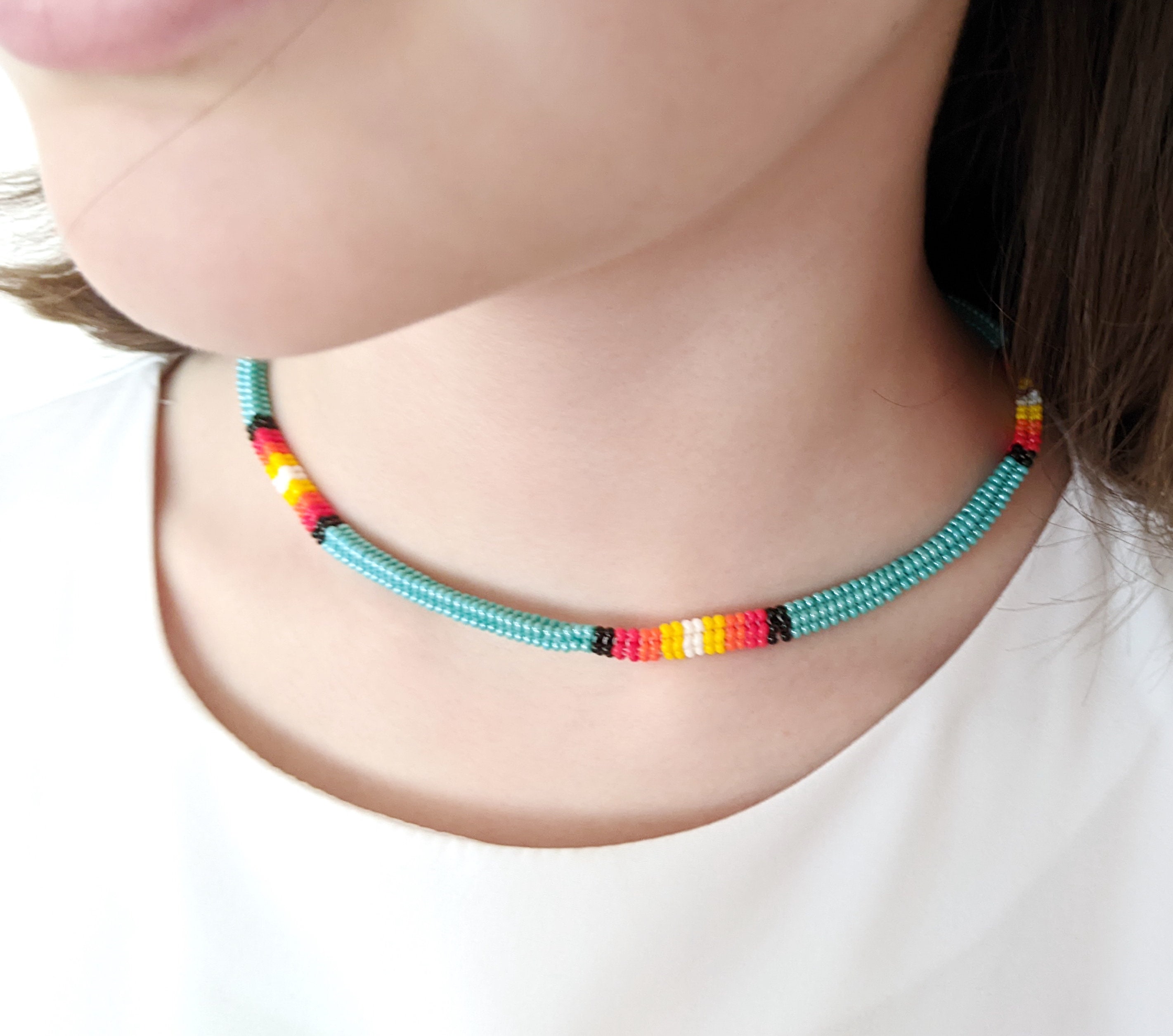 ★HAS★ HSU020 Summer beads necklace Sylvia Mixed Beads And Stones Long Necklace Amalfi – INK+