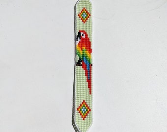 Beaded bracelets, bracelet with a pattern of a parrot,seed bead bracelet