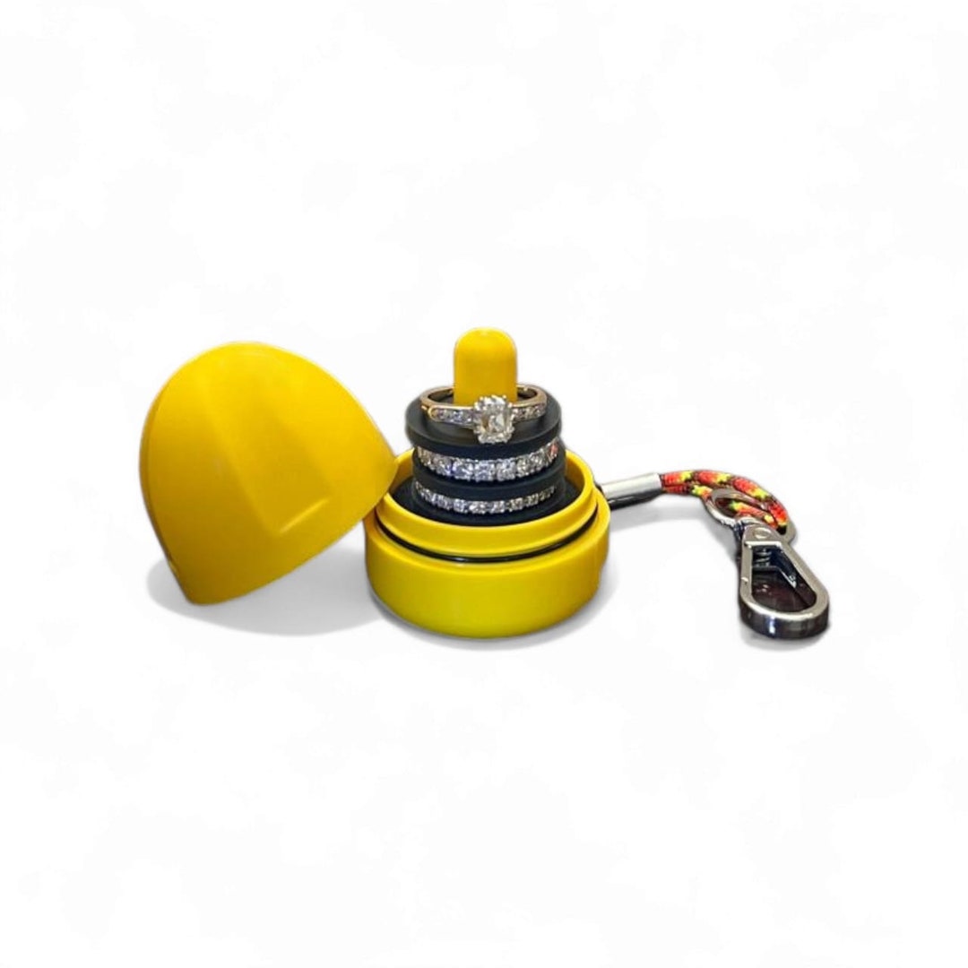 The Ring Thingdaisy Yellow. Ring Holder. Gym, Work and Travel Accessory