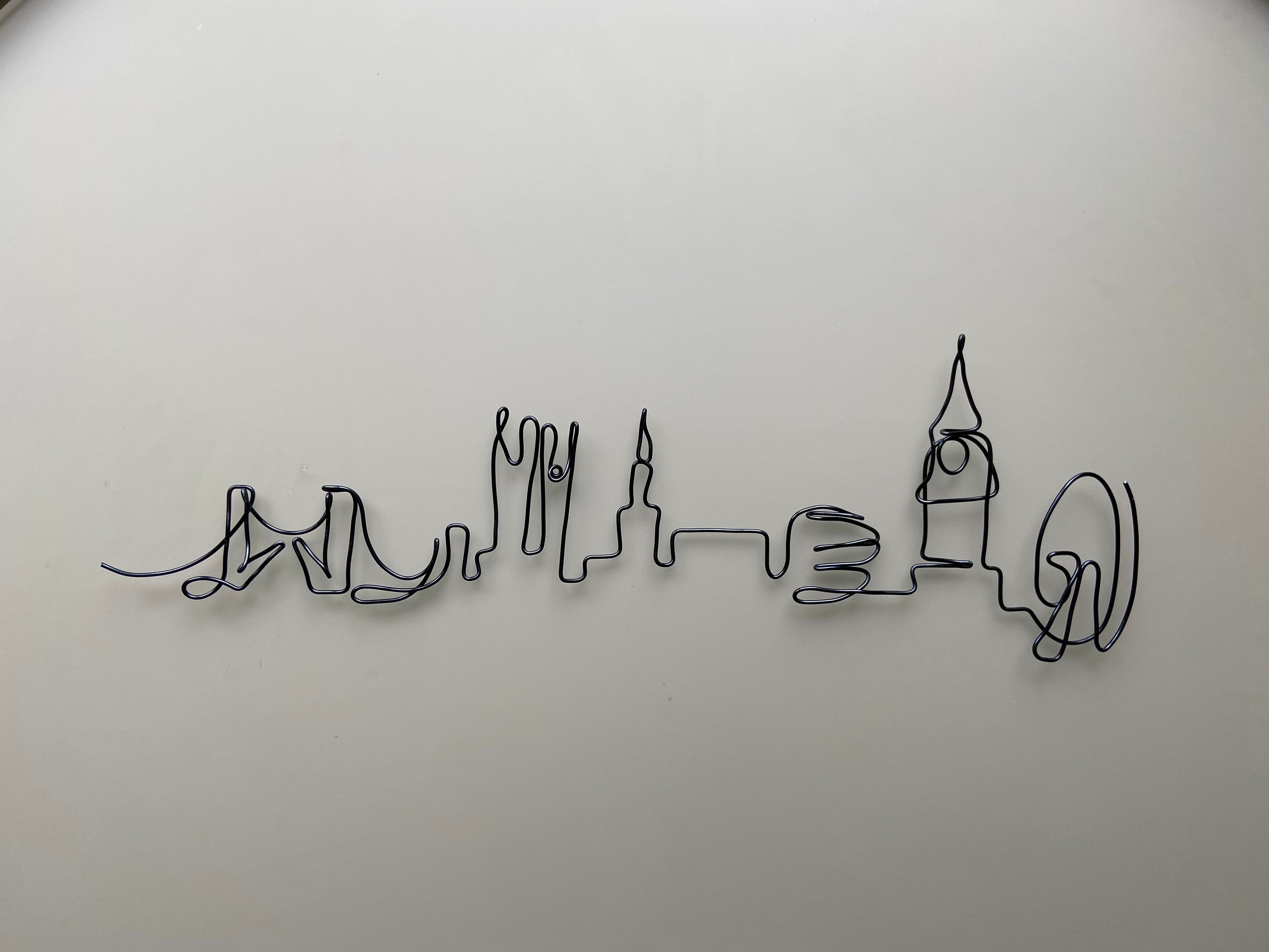 Wire Art London Skyline Wire Office Decor London Wire Etsy
