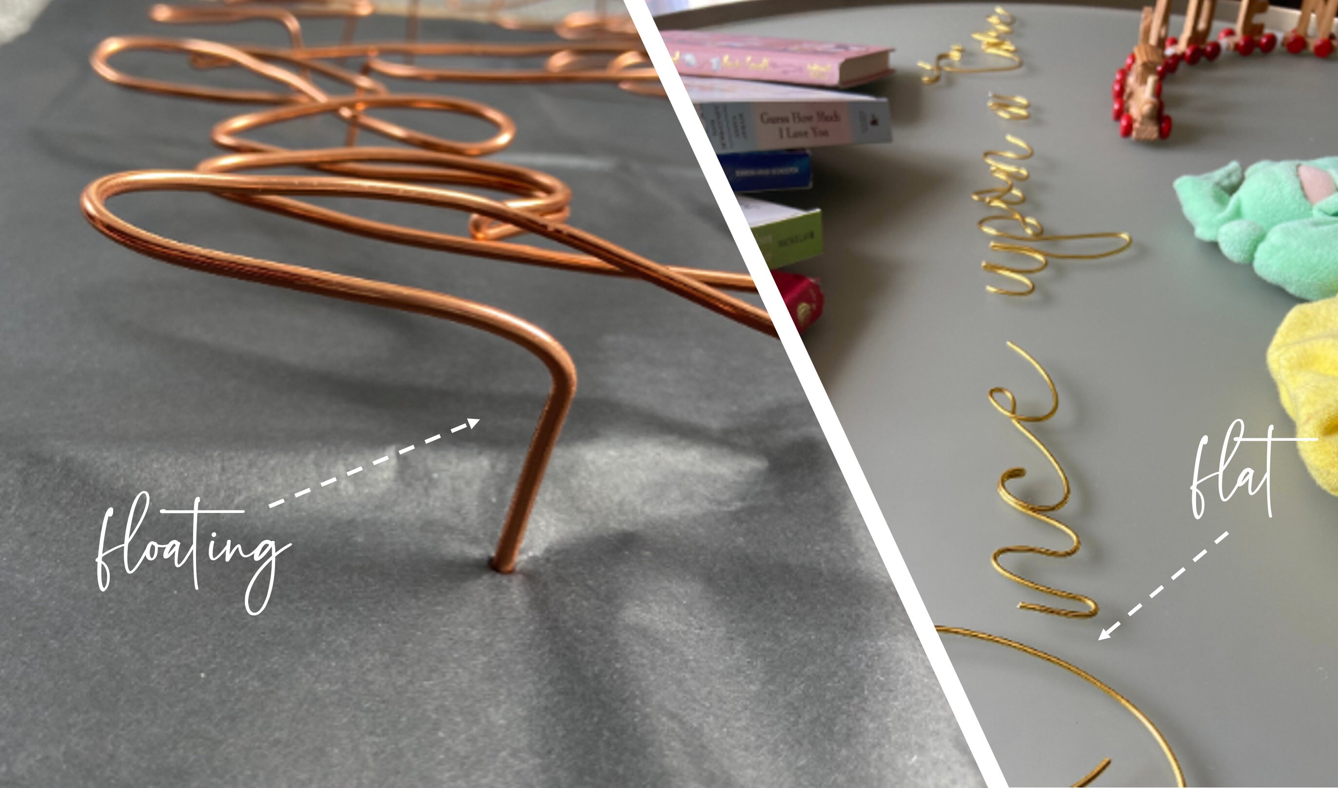 Custom Wire Words LARGE - Chic Font, Wire Phrases, Wire Sign, Wire ...
