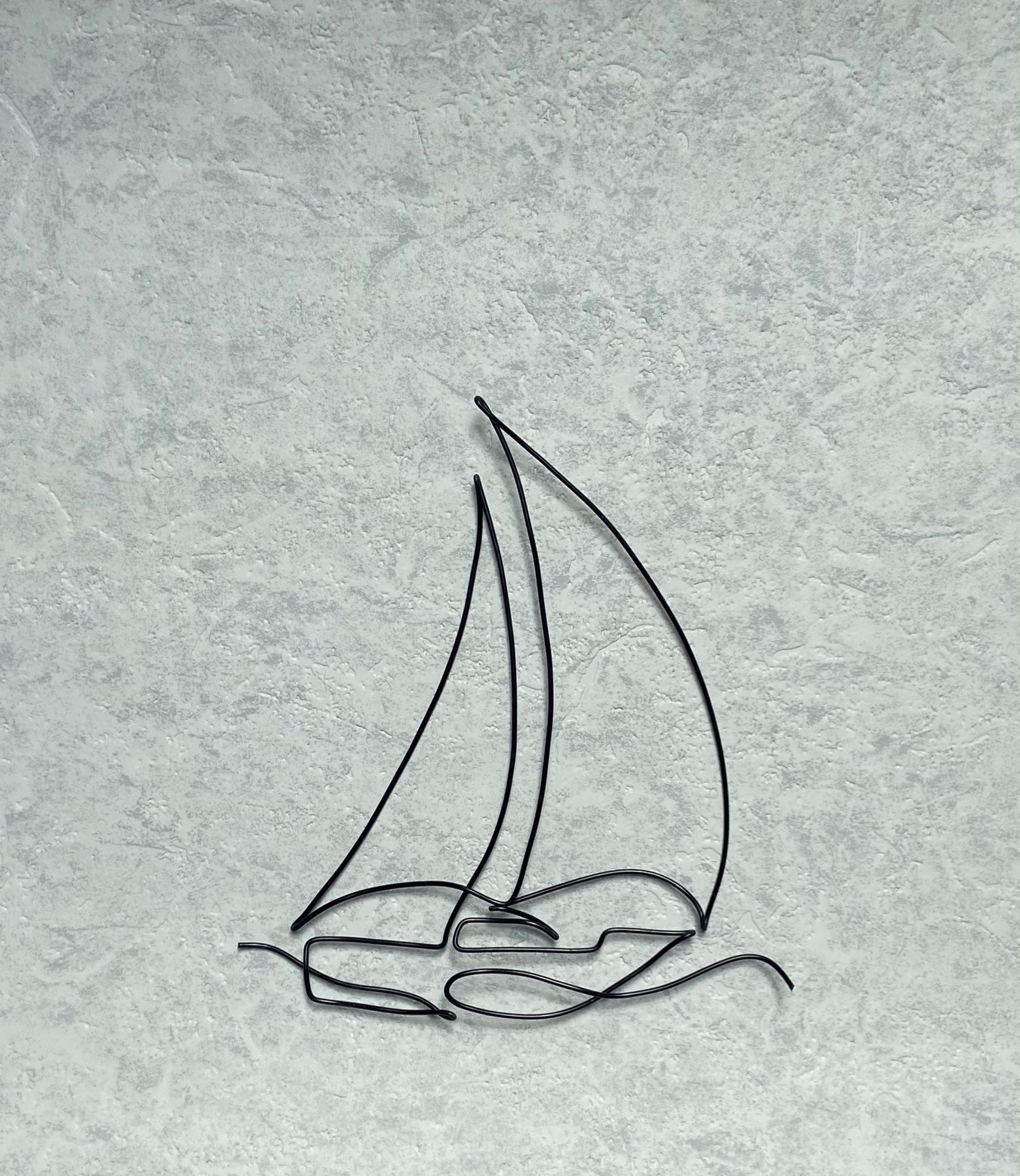 Wire Sailing Boat Nautical Wire Decor Wire Nautical Etsy UK