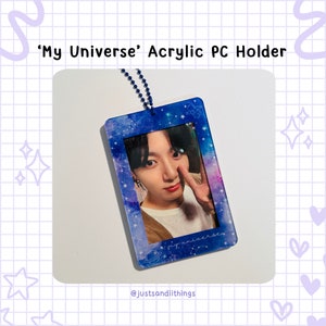 Photocard Holder Keychain, Kpop Photocard Holder, Card Holder Keychain, 6  Styles 
