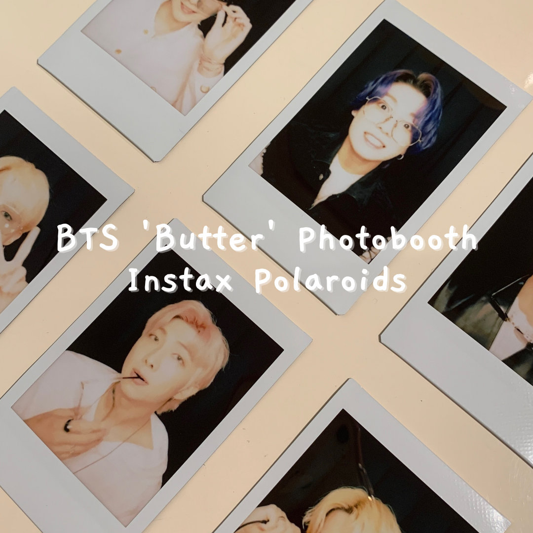 BTS 'Butter' Photobooth Instax Polaroids