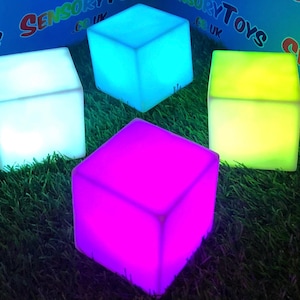 Calming Light Up Sensory Cube