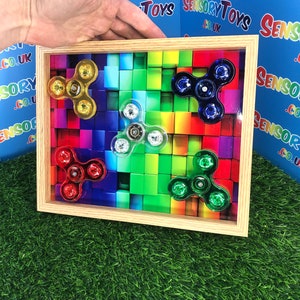 Light Up Sensory Fidget Spinner Board