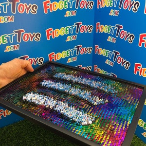 Large Sensory Play Sequin Board