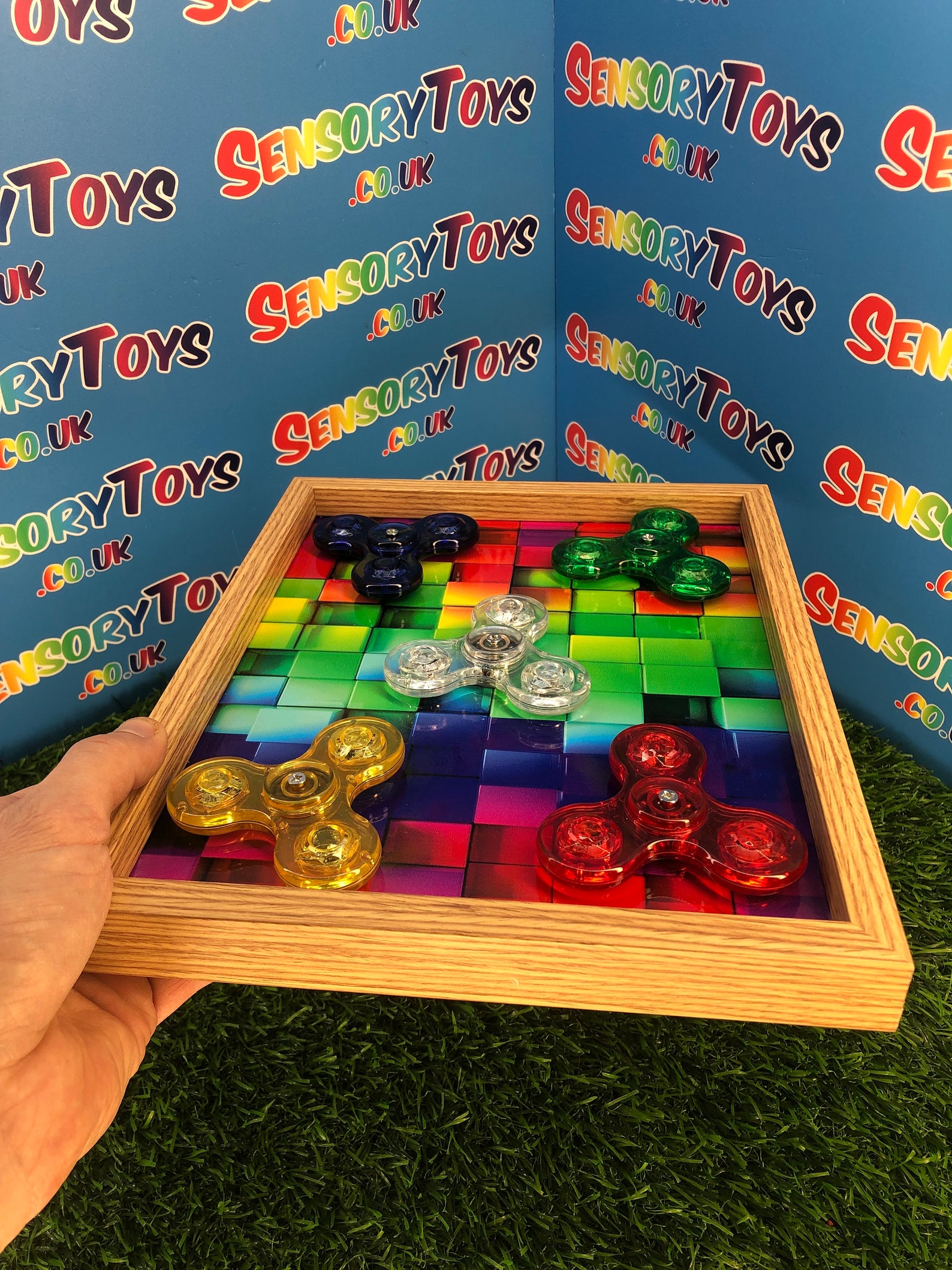 Light up Sensory Fidget Spinner Board - Etsy