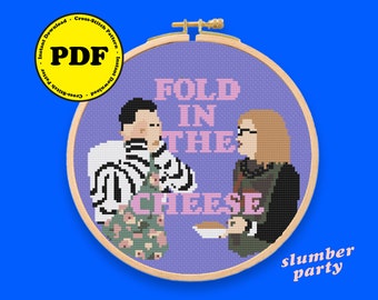 DAVID and MOIRA - Fold In The Cheese Cross Stitch Pattern