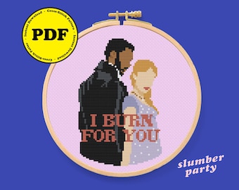 BRIDGERTON - I Burn For You, Duke and Duchess of Hastings Cross Stitch Pattern