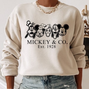 Mickey & Co sweatshirt, Disney Sweatshirt, Disney Shirts, Unisex Sweatshirt, Oversized crewneck sweatshirt, Disney sweatshirts