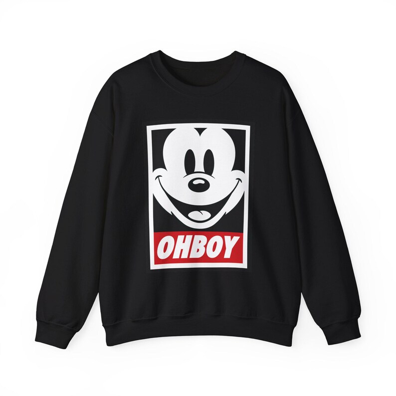 Mickey Ohboy Sweatshirt, Disney Sweatshirt, Disney Shirts, Unisex