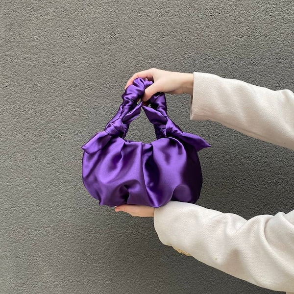 Purple Handbag - Etsy