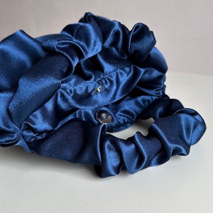 Scrunchie satin small evening bag 25 colors 3 sizes bag for wedding Small cute woman handbag stylish purse gift idea for woman image 5