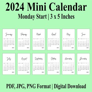 2024 Mini Calendar Printable PDF - Il 300x300.5312086754 39q4 