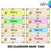 Editable Bee Classroom Name Tags, Classroom Label, Classroom Tags ...