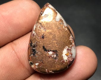 Cobre nativo natural para gemas sueltas, 29 x 20 x 5 mm, 70,30 cts, gema de pera, NC-035