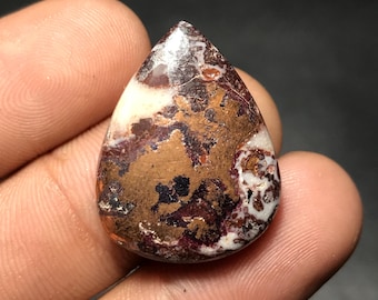 Natuurlijk inheems koper voor losse edelstenen, 26 x 20 x 6 mm, 46,20 kts, perenedelsteen, NC-038