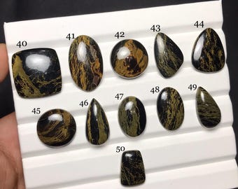 Natuurlijke Mustang turkoois mix cabochon, losse edelsteen voor het maken van sieraden