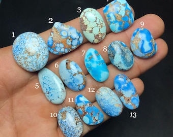 Natuurlijke Golden Hill turkoois cabochon voor het maken van sieraden
