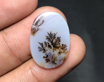 Natural Scenic Agate Cabochon For Loose Gemstone, 23x16x3mm, 10.10cts, Oval Gemstone, S-010