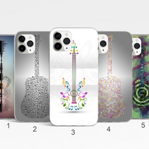 Telefoonhoesje muziek Klassieke elektrische gitaar telefoonhoesje Instrument telefoonhoesje voor Samsung S25, Galaxy Note20 Plus, iPhone 16, Google Pixel-hoesje