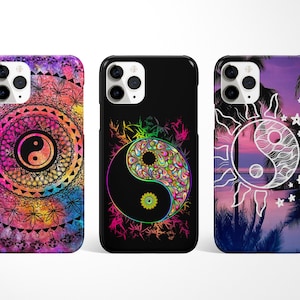 Yin Yang Phone Case, Chinese Phone Cover for iPhone 16, 15, 14, 13 Pro Max, Samsung Galaxy S25, S24, S23, S22, Buddhism Google Pixel 9 Case