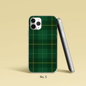 Geruit telefoonhoesje, telefoonhoesje tartan stof, iPhone 17, 16, 15, 14 Pro Max, trendy Google Pixel-hoesje, Samsung Galaxy S25 Ultra, S24, S23-hoesje afbeelding 6