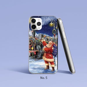 Santa Phone Case Xmas Phone Cover, iPhone 17, 16, 15, 14 Pro Max, Samsung Galaxy S25, S24 Case, Xmas Google Pixel Case, Festive Phone Case image 6