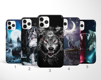 Wolf Phone Case, Animal iPhone Case for iPhone 17 Air, 16e, 15, 14 Pro Max, Samsung Galaxy S25 Ultra, S24 Plus, S23 Case, Google Pixel Cover